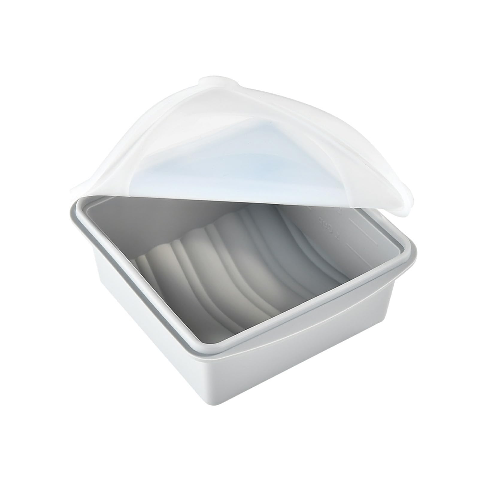 PANGBOER Silicose Storage Case Secure Fastening Keeps Hygienic Effortless Cleaning Stackable for Household Lunch Dishwasher Safe Silicone Box