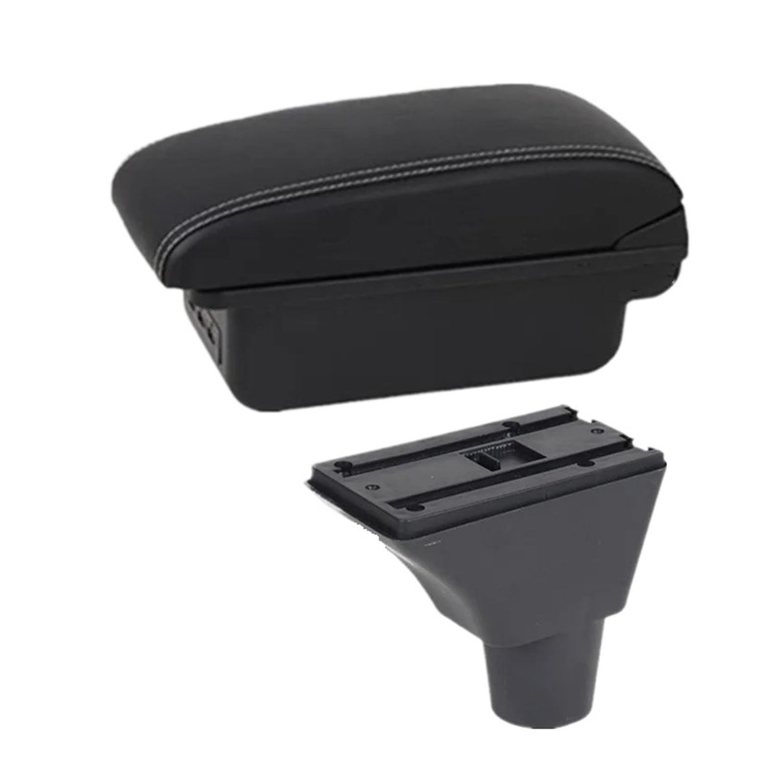 GBGWRMRYX Center Armrest Box For C3 For C4 Car Armrest Box Central Storage Box Interior Dedicated Retrofit Accessories Arm Rest(B1 white line 3USB)
