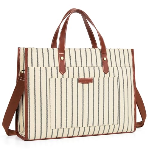 Missnine Canvas Laptop Tote Bag