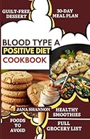 BLOOD TYPE A POSITIVE DIET BOOK: Quick & Easy High-Fiber Gluten-Free A Positive Blood Type Recipes for IBS Relief, Metabolism Boost & Inflammation Control [30-Day Anti-Inflammatory Meal Plan] B0F6C4LB4F Book Cover