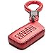 Vitodeco 4 Buttons Leather Keyless Entry Remote Control Smart Key Case Cover with a Key Chain for Lexus (Red)
