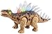 Toysery Walking Dinosaur with Flashing And Sounds Dinosaur Toys For Kids, Battery Operated Stegosaurus, Colors may vary