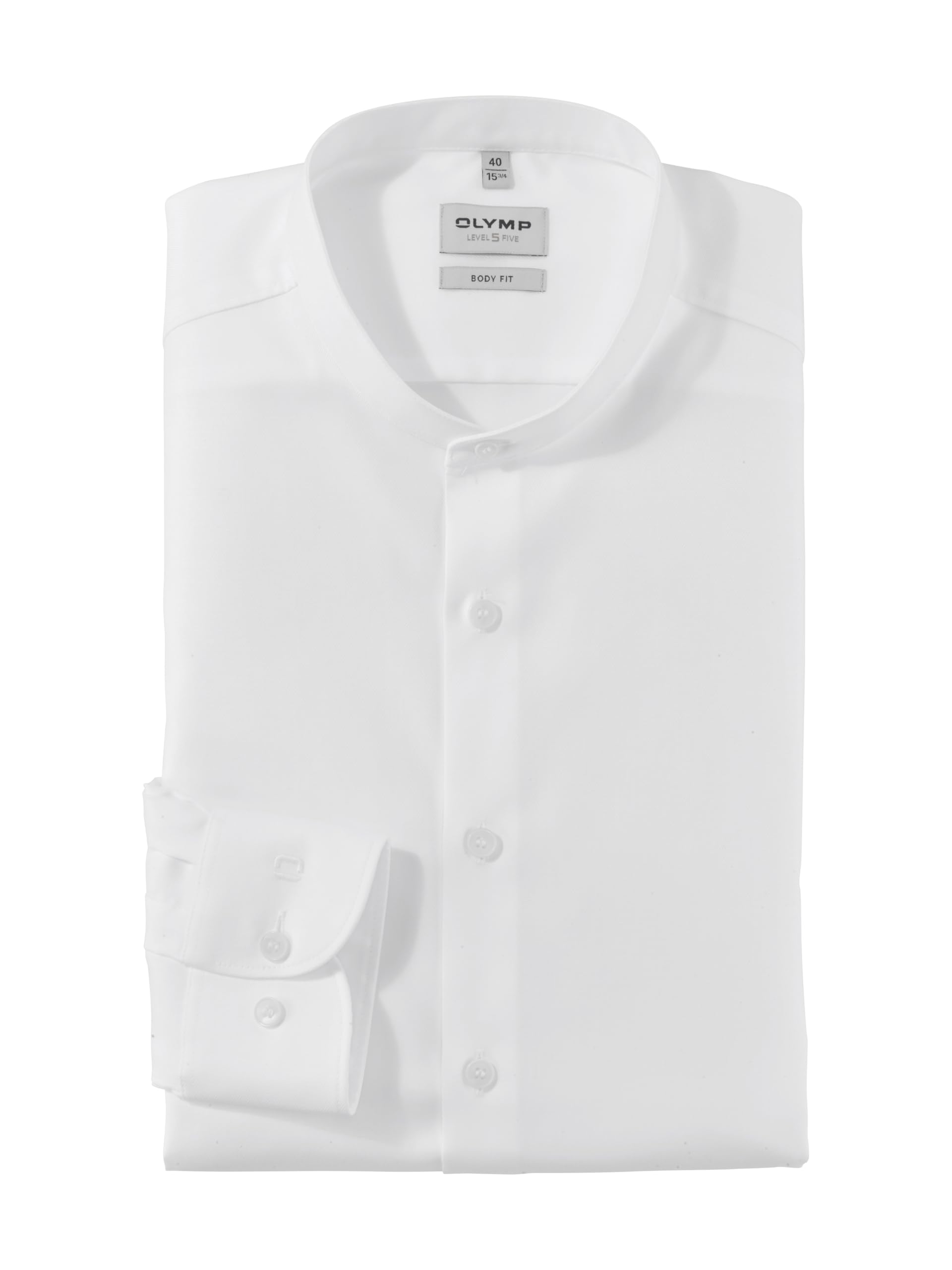 OLYMP Herren Oberhemd Langarm Level.Five.Body.fit,Twill,Body fit,Stehkragen