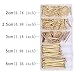 OMOTOOL Hardware Nail Assortment Kit (510pcs), Brass Plated Nails for Hanging Pictures and Woodworking, 5 Size Assortment
