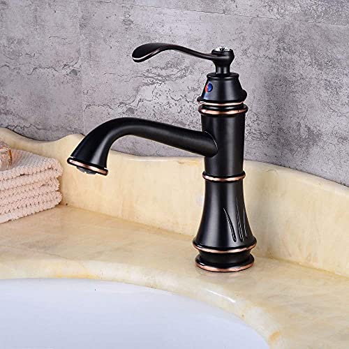 Robinet rétro de salle de bains Noir Antique pour créer une ambiance spa vintage