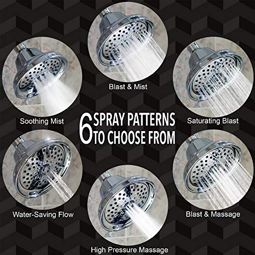 Massaging-Shower-Head-High-Pressure-Multi-Function-Massage-Rainfall-Showerhead-With-Boosting-Mist-For-Low-Flow-Showers-Adjustable-Water-Saving-Nozzle-25-GPM-Chrome