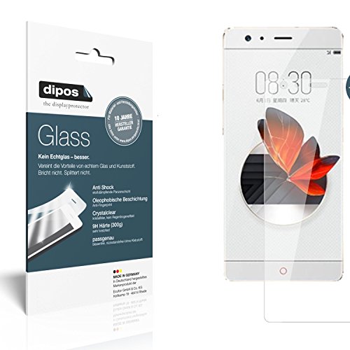 dipos I 2X Protector de Pantalla Compatible con ZTE Nubia Z17 Vidrio Flexible Cristal Proteccion 9H