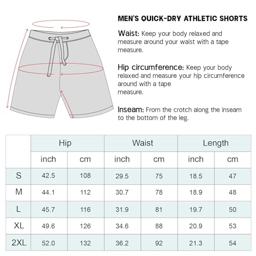 IBIH Shorts masculinos elásticos de seda gelada, de secagem rápida, com bolso com zíper, para treino