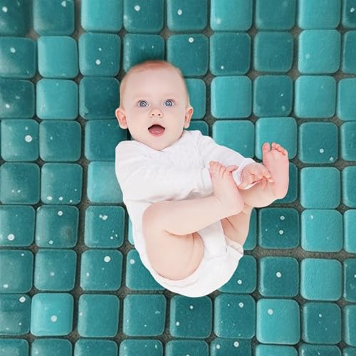 Couverture en micro polaire ultra douce à petits pois chic