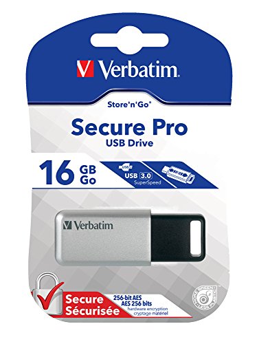 Verbatim 98664-16GB Store' n' Go Secure Pro (PC/MAC) USB 3.0 UFD