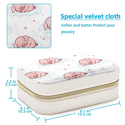 Boîte à bijoux motif cochon rose, une idée cadeau originale - 5