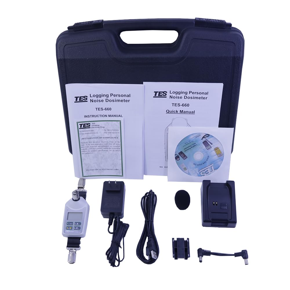 TES-660 Micro Noise Dosimeter(Badge Type) Personal Sound Exposure Meters Sound Level Meter