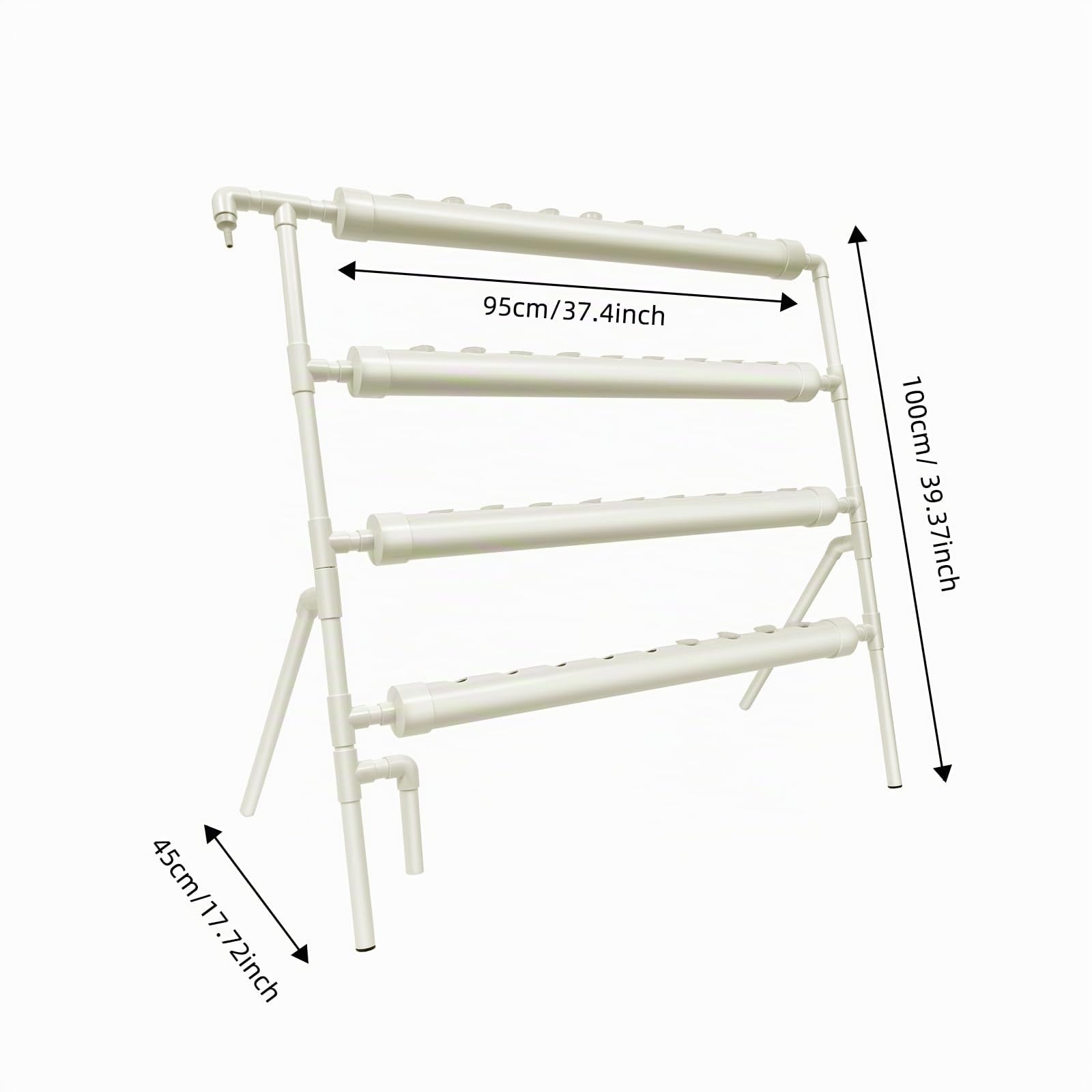 SystèMe Hydroponique, Kit De Culture Hydroponique, SystèMe De De Jardin Avec 36 Trous De Plantation, SystèMes De Culture De Plantes Sans Terre, Pour Jardin Bureau Et Balcon (1 couches 36 trou)