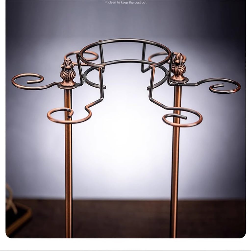 Red Wine Rack Ornaments Glass Inverted Hanging Household High Legged Storage