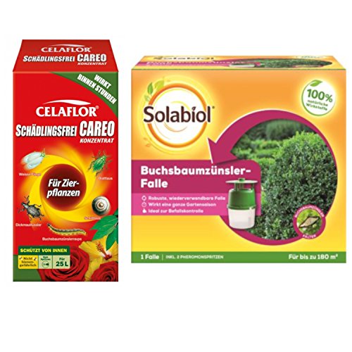 Preisvergleich Produktbild Buchsbaumzünslerfalle + Schädlingsfrei Careo 250ml
