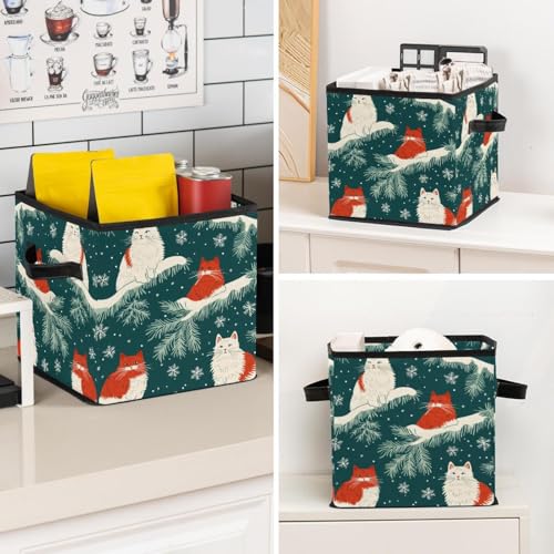 Boîte de rangement chat grand cube de rangement pour armoire - 8