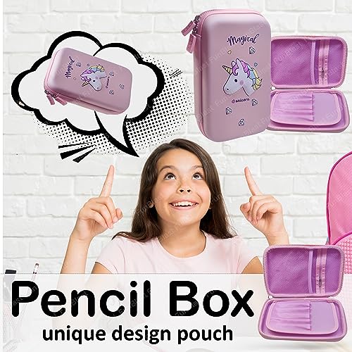 Image of FunBlast Pencil Case for Kids, Kids Pencil Pouch, Unicorn Pouch for Girls, Pencil Pouches for Kid, Pencil Box for Kid, Pencil Case Organizer for Girls, Birthday Return Gifts