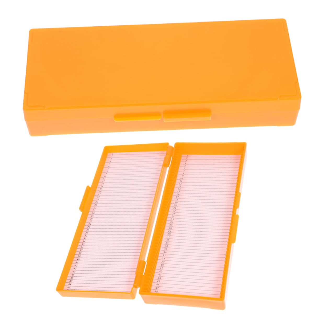 ULTECHNOVO 10pièces Boîte De Rangement Pour Lames De Microscope Réutilisables Organiseur Pratique Et Compact Pour Laboratoire Classe Et Recherche Scientifique
