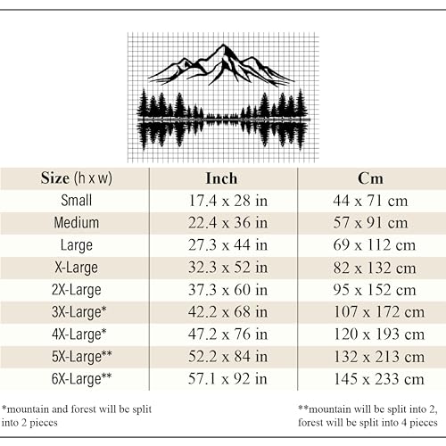 KAWA METALWORKS Mountain & Forest Wall Art - Pine Trees & Hill, Large Nature Wall Decor, Metal Wall Hanging, Housewarming Gift - Image 6