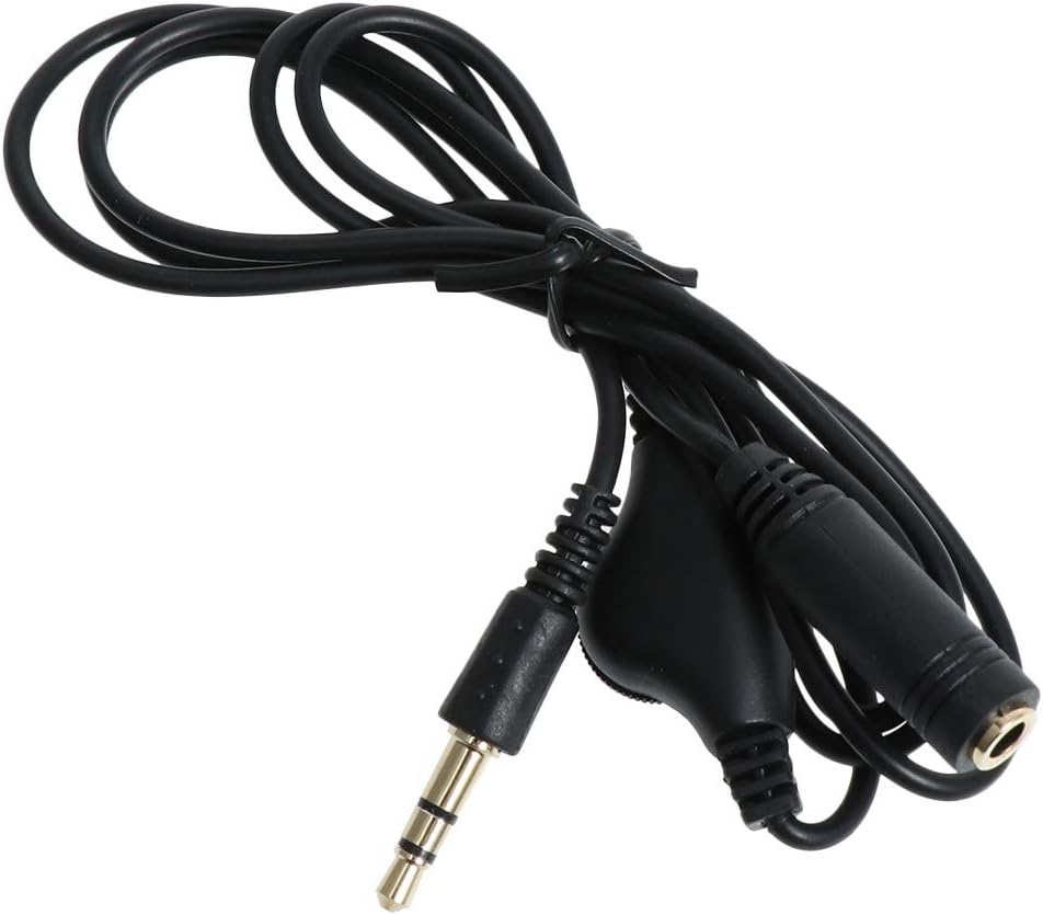 Foxnovo1M 3.5mm Male to Female Stereo Headphone Audio Extension Cable