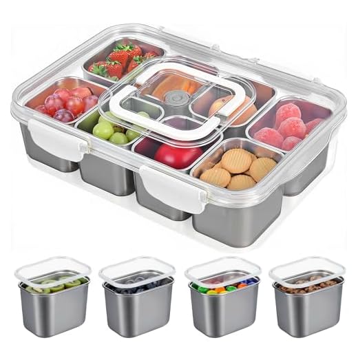 Portable Stainless Steel Snackle Box
