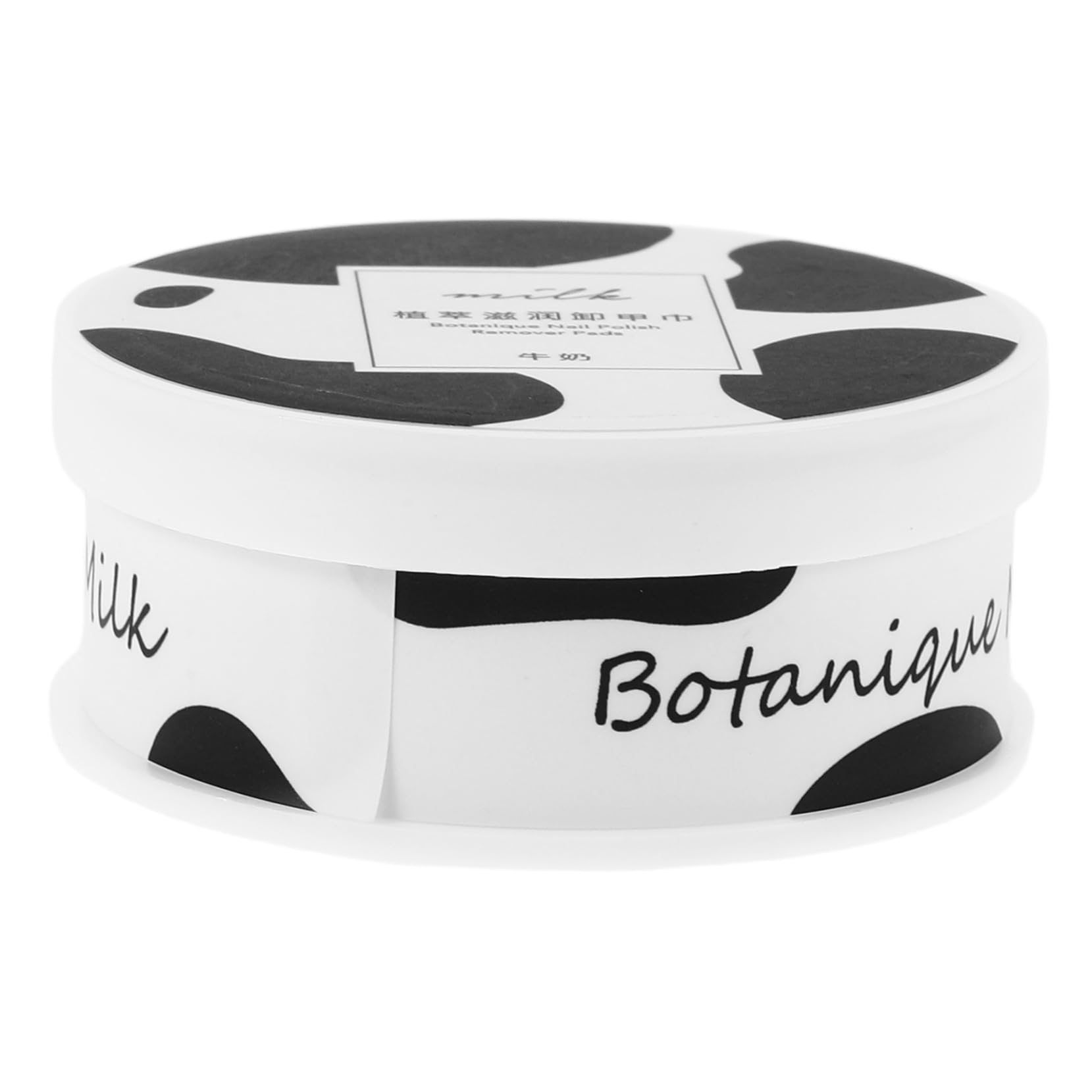 FOMIYES Nail Polish Remover Pads Moisturizing Gentle Reusable Tear-resistant 48 Sheets Fragrant Milk Scent Home Salon Use