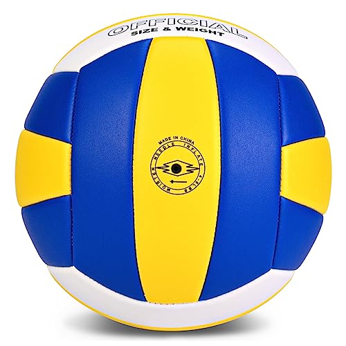 Run2Peak Soft Touch Volleyball Ball Official Size 5 Indoor Outdoor Waterproof Sand Volleyballs For Game Gym Beach For Beginners Youth Kids Girls And Boys Volley Ball #TOP2