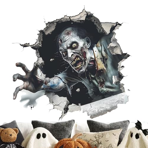 Generico Pegatinas de pared de Halloween - Pegatinas de vinilo extraíbles de 100 piezas con diseño fantasma, y | Patroch patto para la casa, la clase, la oficina y la