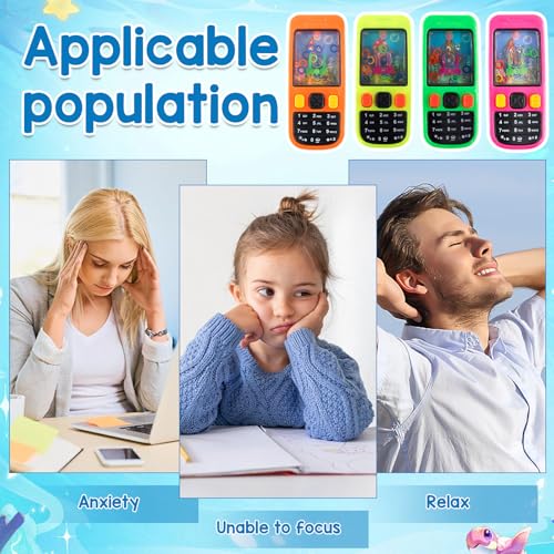 Wasserflipper,12Pcs Wasserflipper Kinder,Handheld Wasser Spiel,Mini Wasser Flipper Geduldspiele Give Aways Tombola Preise Kinder Pinata Füllung Party Beschäftigung Spiele Mitgebsel Kindergeburtstag