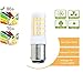 Lamsky LED BA15D Double Contact Bayonet Base 120 Volts 4W Led Light Bulb,T3/T4/C7/S6,Warm White 2700K,LED 40W Halogen Replacement Bulb,No-Dimmable(4-Pack)