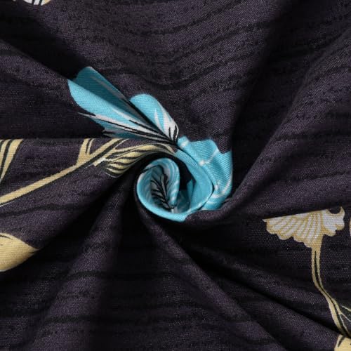 Image of Fitted Bedsheet Queen Size 300 TC Soft Cotton Feel Microfiber All Around Elastic Fitted Double Bedsheet with 2 Frill Pillow Covers | Size (60x78) Black Aqua