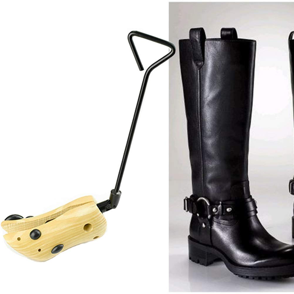 Horma para Ensanchar Zapatos Soporte Universal Tacones Altos Guardián Longitud Ajustable Botas Expander Doblado Croquete de Madera Soporte Profesional Soporte de Zapatos Hormas para Zapatos