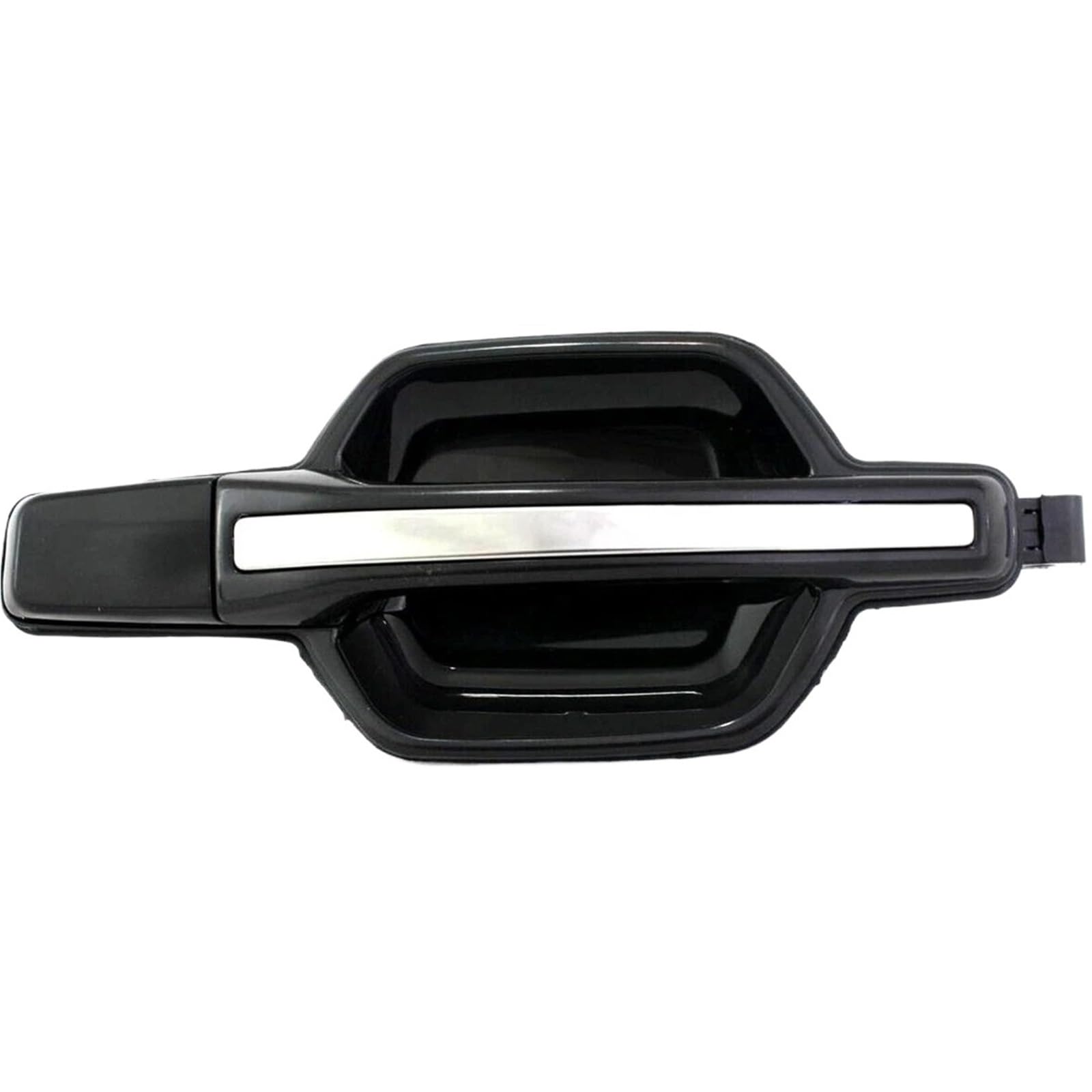 DUHNXUJ Car Door Handle for Mitsubishi for Montero 2001-2006 5716A359XA MR970425 Chrome Black Exterior Outside Door Handle(Rear Left 1pc)