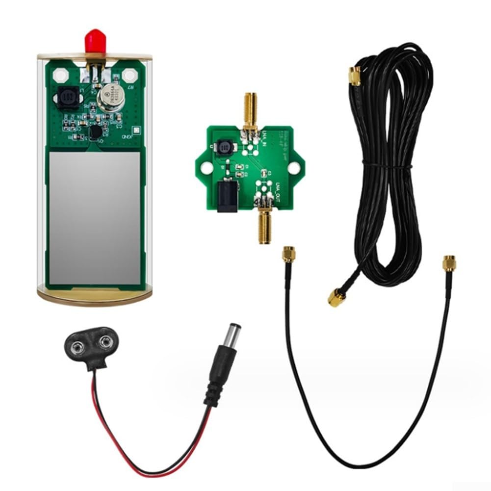 Antenna attiva Mini‑Whip,Kit antenna attiva a onde corte HF/VHF mini frusta per radio transistor a tubo minerale, 100 Khz-30 MHz