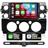 SizxNanv for Toyota FJ Cruiser 2006-2020 Android Radio Compatible with Wireless Carplay Android Auto,Car Stereo Bluetooth Navigation GPS WiFi Multimedia Player 8 Core 1280X720 Touchscreen Head Unit