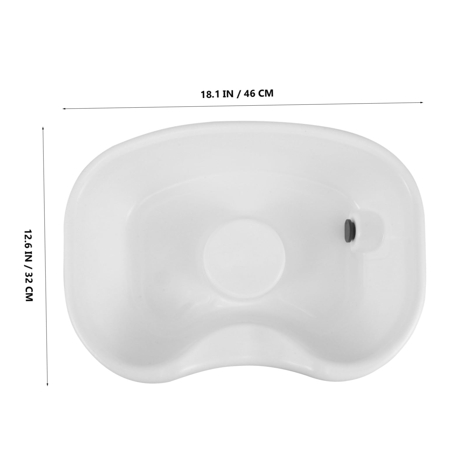 OUNONA Lavandino Per Lavare i Chioma Portatile 70cm Tubo Di Scarico, Lavabo Da Comodino Per Pazienti Allettati, Anziani e Donne Incinte, Supporto Testa e Collo, Accessori Per Assistenza Domiciliare