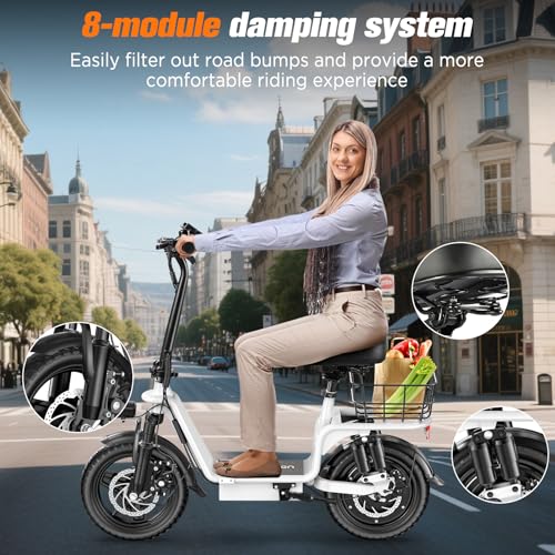 Electric Scooter Adults, 100W Peak Motor, Electric Scooter