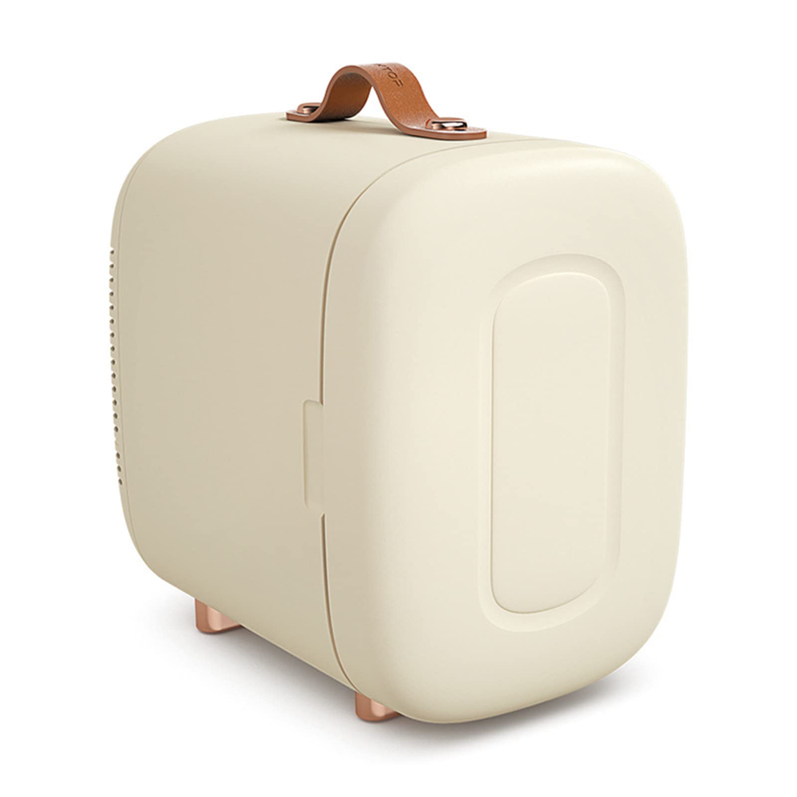 Mini refrigerador pequeño de 100-240 V, 5 l, cosméticos para el hogar, refrigerador de doble uso, calefacción y refrigeración,White