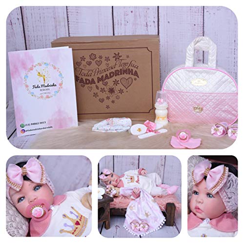 Bebe Reborn Menina Silicone Promoçao Princesa Boneca Princesa Morena BK