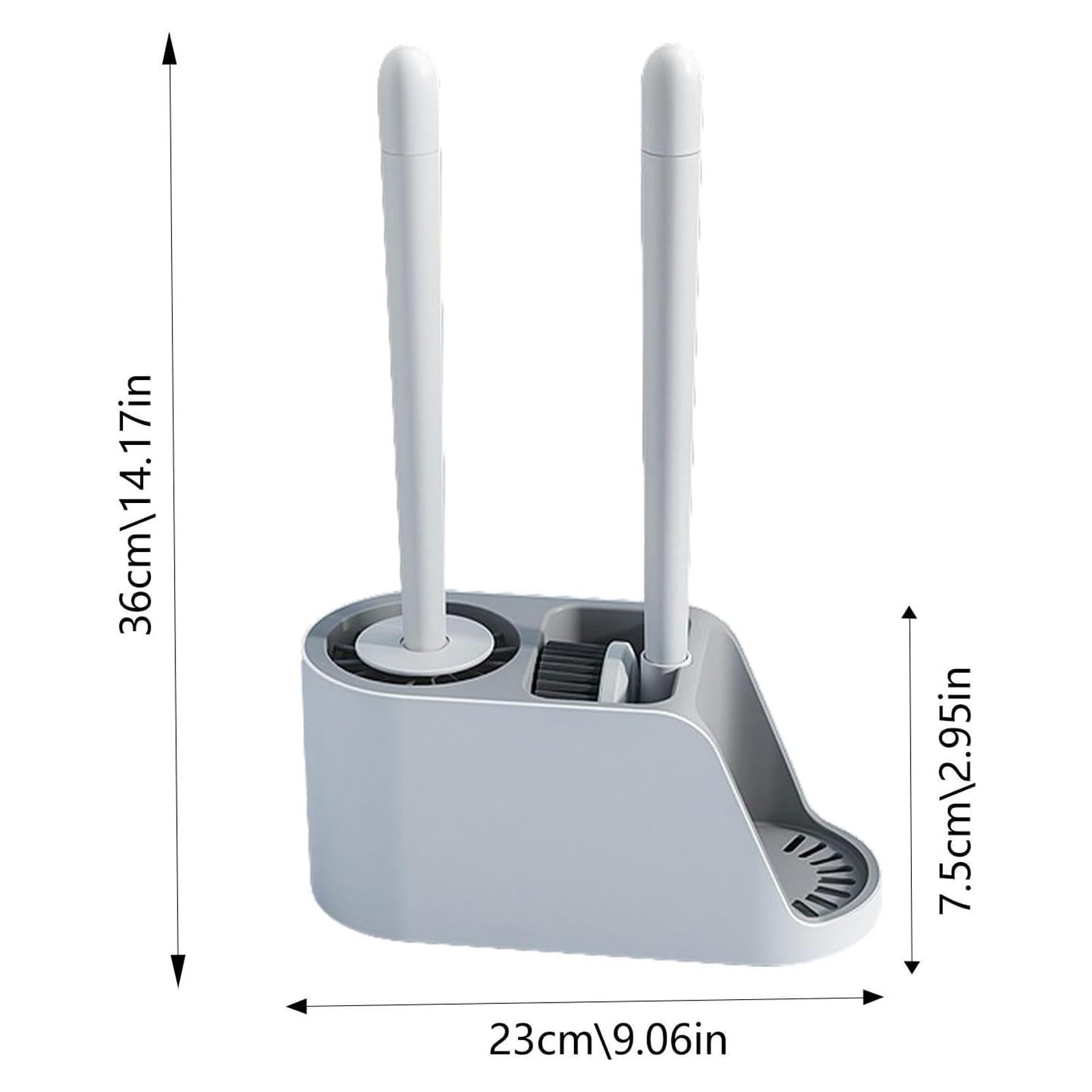 Juego de portaescobillas de Silicona para baño, Estropajo de Limpieza con Goma Suave TPR Reutilizable