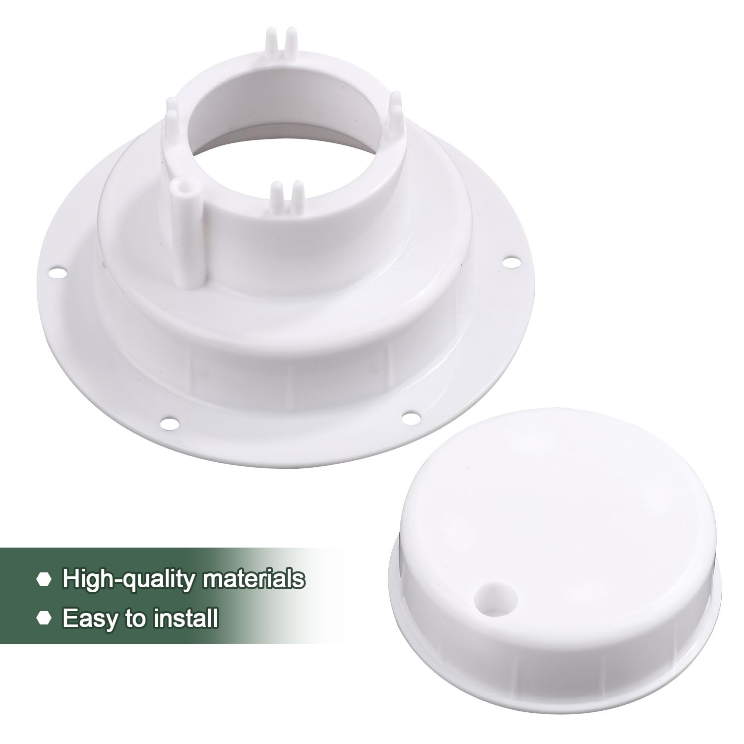 Alreczio RV Plumbing Vent Caps - 3 Pack Black Replacement Covers For 1" To 2-3/8" Pipes, Camper Trailer - View #7