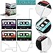 8 Pcs 80’s Party Cassette Tape Centerpieces Bucket 80’s Hip Hop Radio Boxes Supplies Retro 90’s Back to the 1980 1990 Theme Party Favors Decorations for Adults Kids