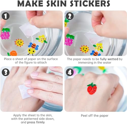 Image of 8 Colorful Floating Pen /Marker /Magical Water Painting For Kids, Floating Bold Marker Pen Easy-To-Wipe Water Floating Pen For Kids Play /Tatoo Art Work With 1 Random Pouch. (9), Multicolor