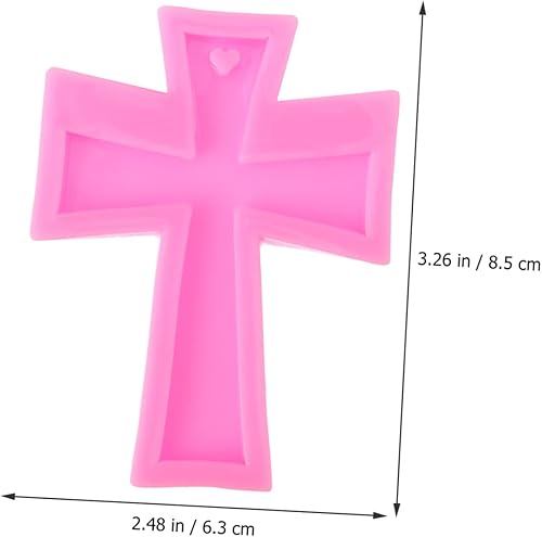 Miniatura 8 de COHEALI Molde de llavero de silicona para caramelos, crucifijo de silicona, moldes de resina de silicona, moldes de resina de silicona, molde de