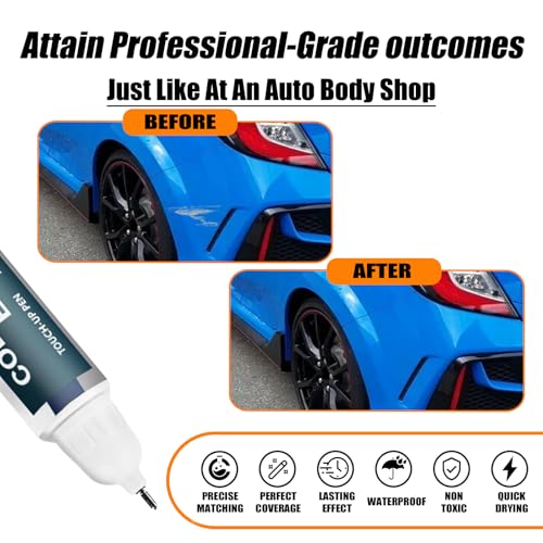 Image of Boost Blue Pearl(B-637P) Touch Up Paint Compatible with Honda, Car Paint Pen Scratch Repair Two-In-One Touch Up Paint, Premium Car Scratch Remover for Deep Scratches
