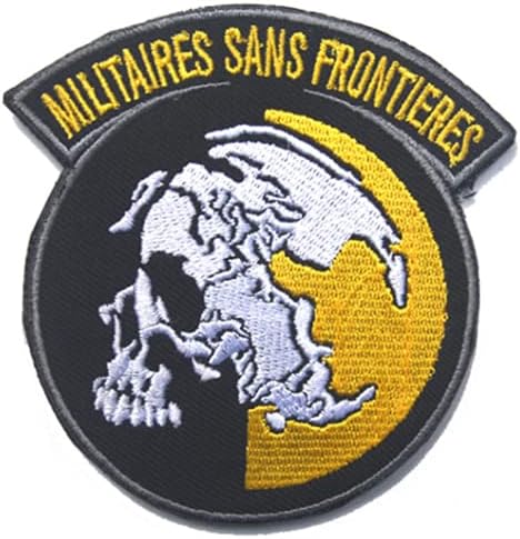 Metal Gear Solid MSF Militaires Sans Frontieres Soldiers Without Borders Tactical Morale Military Embroidered Patch