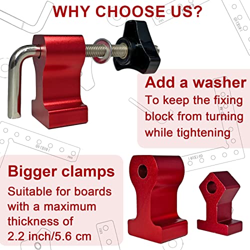 Ez2-M Clamping Square 90 Degree Clamp Positioning Square 5.5"X5.5" (140Mmx140Mm) Aluminum Alloy Right Angle Clamp Corner Clamps For Woodworking For Picture Frame Box Cabinets Drawers 2 Packs #TOP2