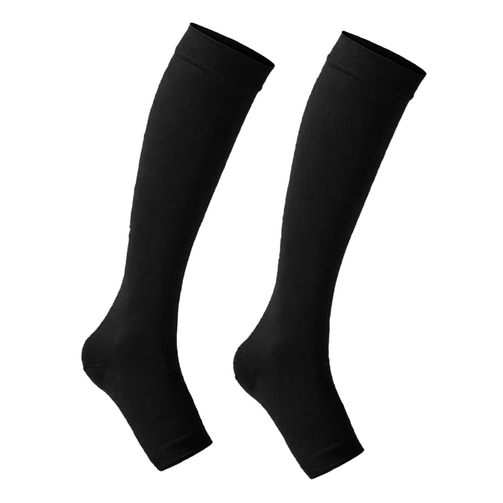 ATORSE® Compression Socks For Circulation Support For Running Office Workers Walking Xl Black-image-32
