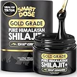 Pure Himalayan Shilajit Resin - Over 85% Fulvic Acid & Large Jar w/ 125 Servings - Probably The Purest Shilajit on The Market - US Lab Tested for Authentic Himalayan (Large Jar, Gold-Grade Shilajit)