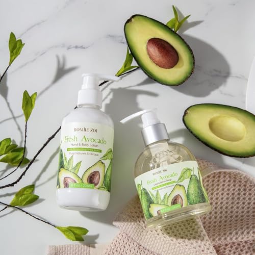 Image of ROMIIE ZOI Liquid Hand Soap, Avocado, 260ml /8.7 fl.oz | With Gift Box, Gentle cleansing, nourishes skin without drying